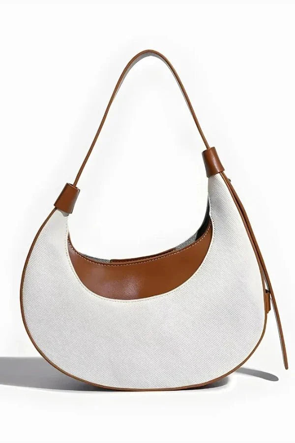 Half-moon shoulder and handbag