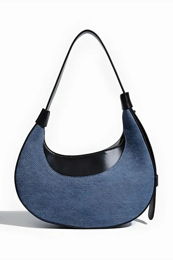 Half-moon shoulder and handbag
