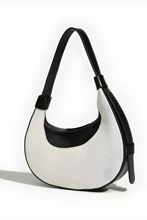 Half-moon shoulder and handbag
