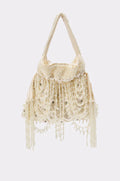 Pearl Tassel Clutch