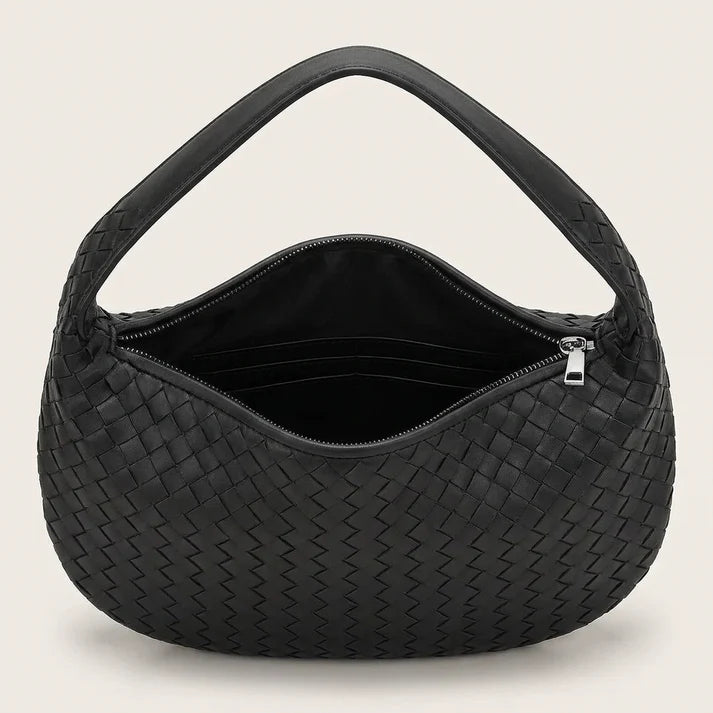 Spacious, High-Capacity PU Leather Hobo Crescent Shoulder Bag