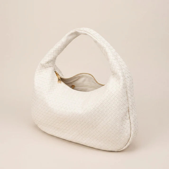 Spacious, High-Capacity PU Leather Hobo Crescent Shoulder Bag