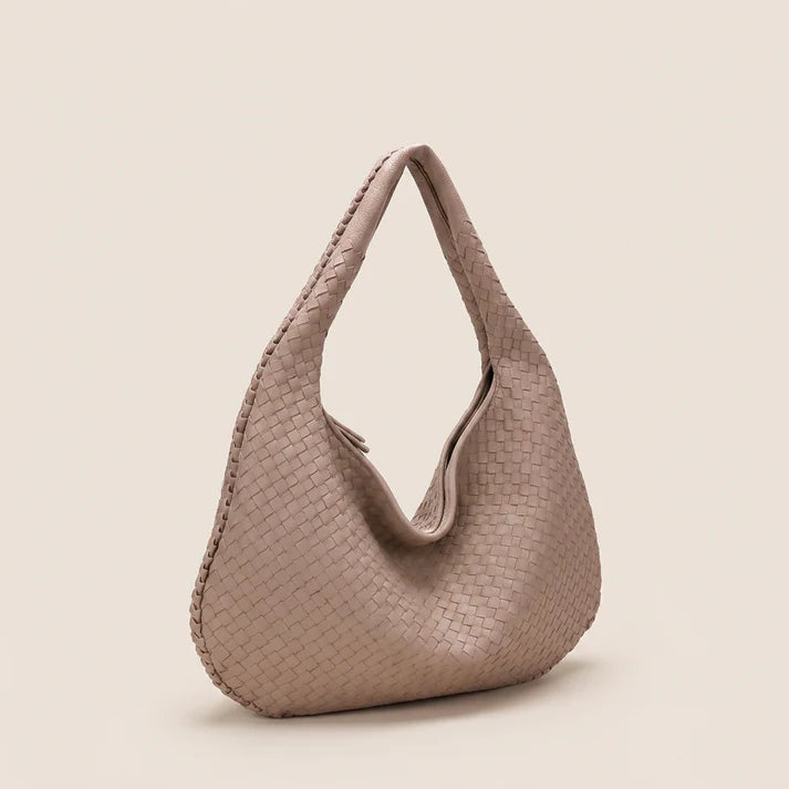 Spacious, High-Capacity PU Leather Hobo Crescent Shoulder Bag