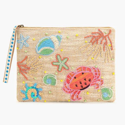Island Treasure Beaded Wristlet