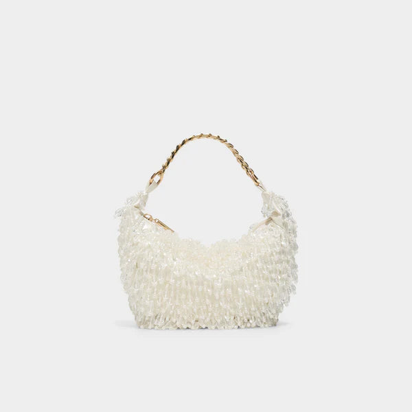 Pearl Chain Shoulder Clutch